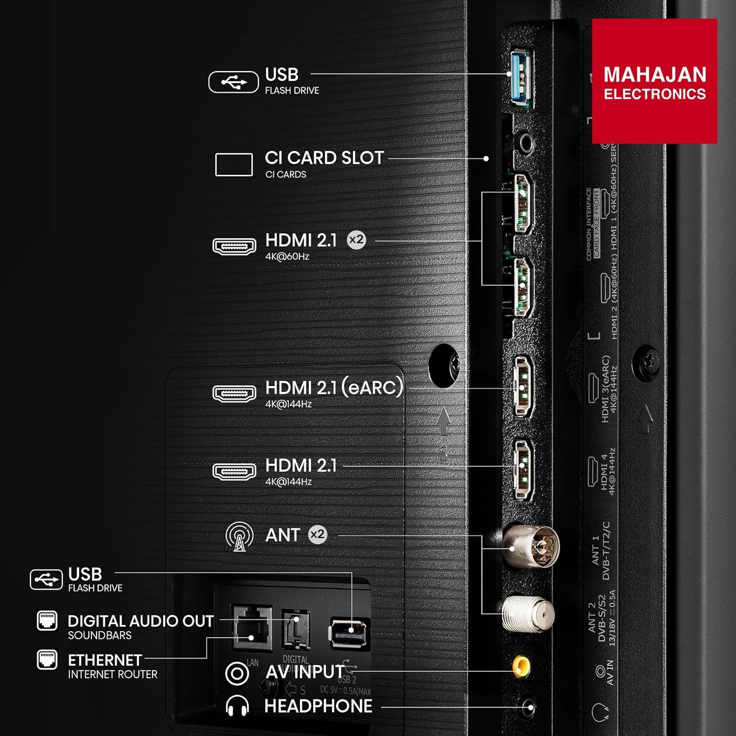 Hisense 100Q7N 254 cm (100 inches) Q7N Series 4K Ultra HD Smart QLED TV (Dark Grey)-Online Mahajan Electronics – Mahajan Electronics Online.