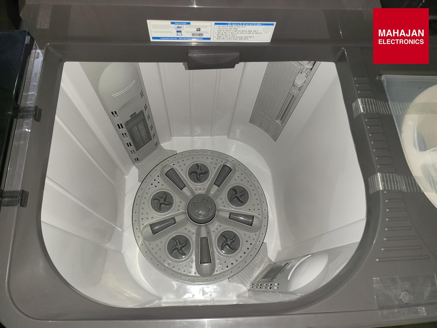 Voltas Beko WTT120UPA/GRSSWH5PTDA, 12 Kg 5 Star Semi-Automatic Top Loading Washing Machine ( Grey, Pulsator – Mahajan Electronics Online.