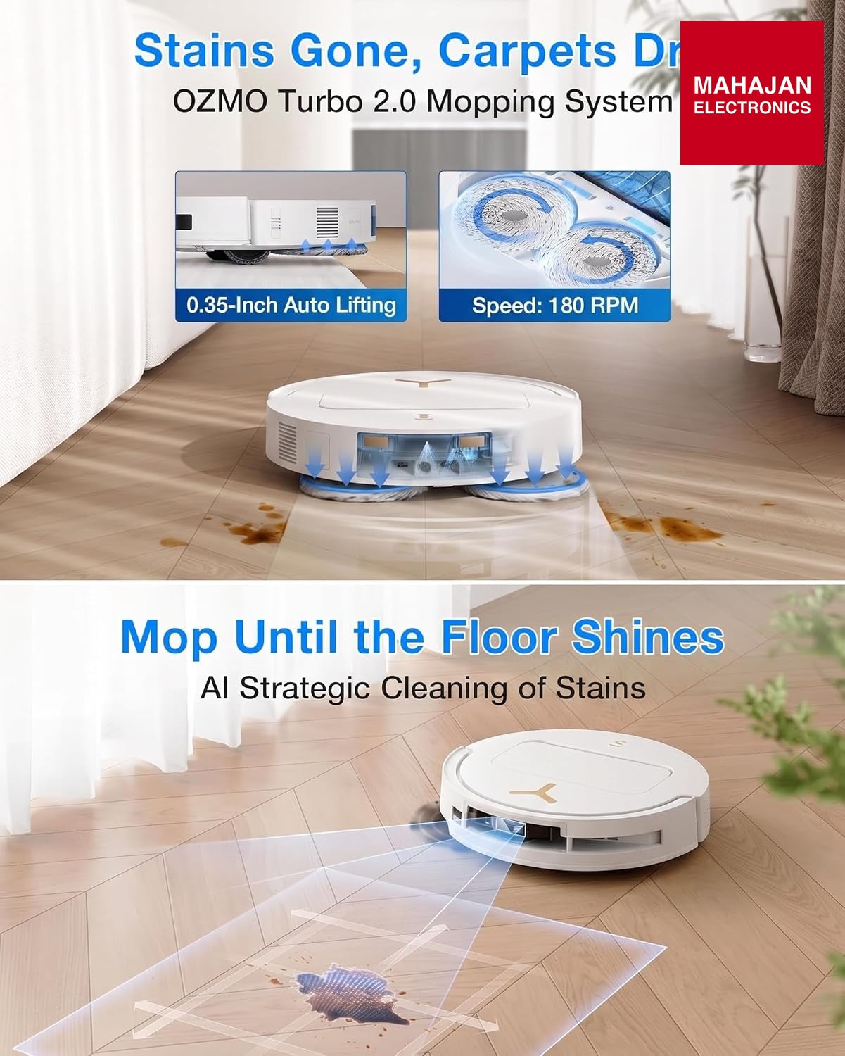 ECOVACS DEEBOT T50S Pro Omni Robot Vacuum & Mop | 25,000 Pa 2026 Launch ECOVACS