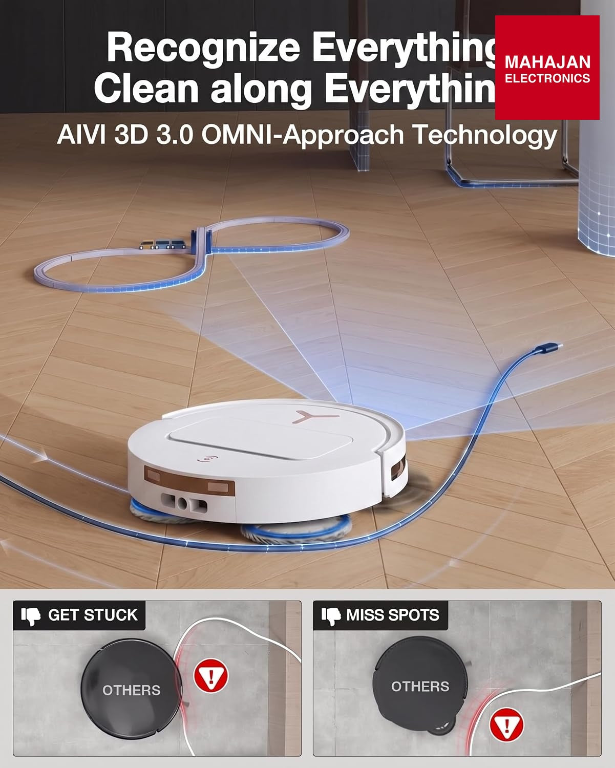 ECOVACS DEEBOT T50S Pro Omni Robot Vacuum & Mop | 25,000 Pa 2026 Launch ECOVACS