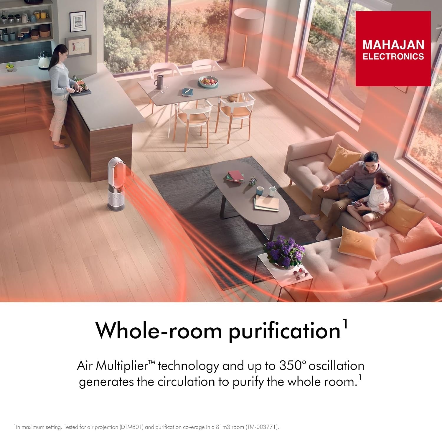 Dyson Air Purifier Hot+Cool HP11 | 3 in 1- Heater, fan & purifier | Removes 99.95% of allergens & pollutants PM 0.1 | Control via remote, App, voice assistants | 2 Year Warranty Dyson