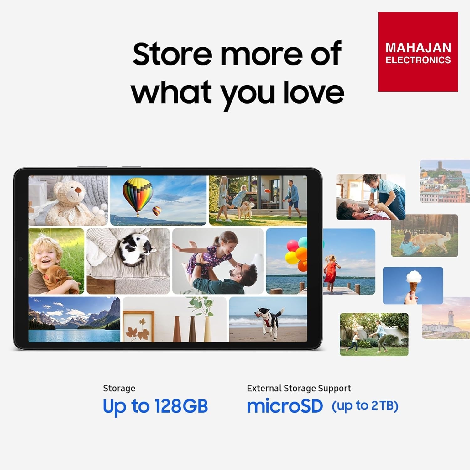 Samsung Galaxy Tab A11, 22.05 cm (8.7 inch) TFT LCD Display, 4 GB RAM, 64 GB Storage, Wi-Fi + LTE Tablet – Mahajan Electronics Online.