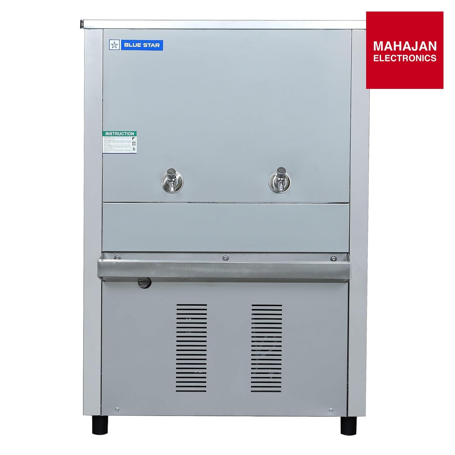 Blue Star SWC-H150150SS 150 Litre Storage Water Cooler | 150 LPH Cooling, Stainless Steel Body, Eco-Friendly – Mahajan Electronics Online.