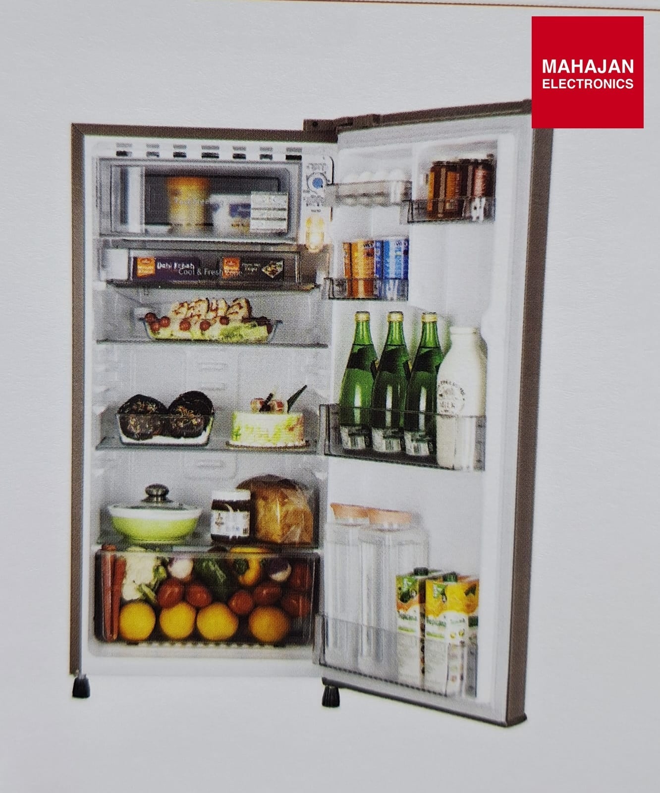 LG GLD1925WORB 185 L Single Door Refrigerator with Toughened Glass Shelves, Direct Cool, Royal Blossom, 2 – Mahajan Electronics Online.
