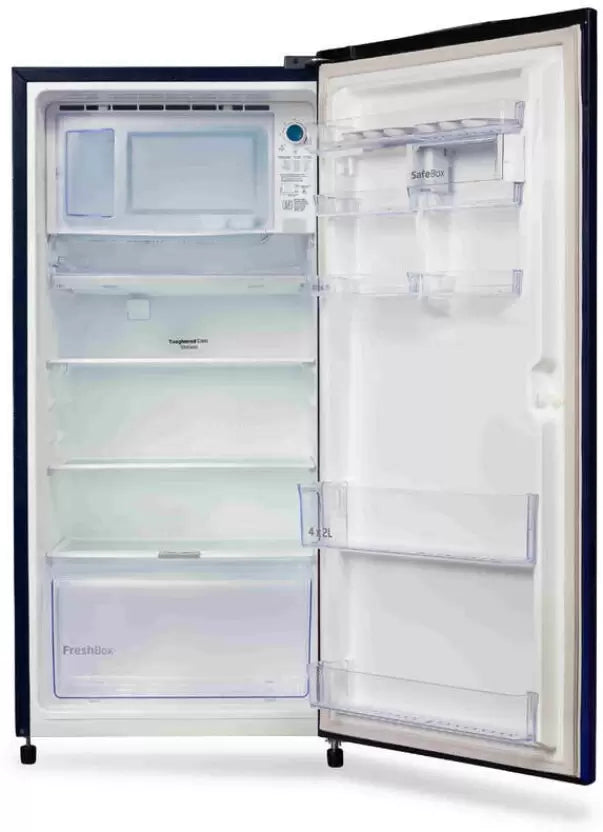 Voltas Beko RDC220C / W0DBE0M000UGD 185 L Direct Cool Single Door 3 Star Refrigerator (Dahlia Blue) Mahajan Electronics Online Mahajan Electronics Online