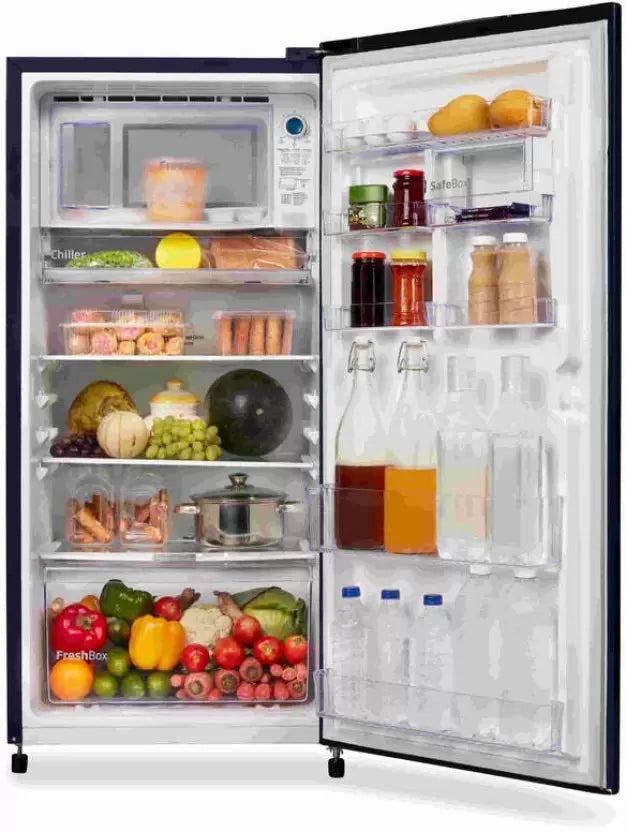 Voltas Beko RDC220C / W0DBE0M000UGD 185 L Direct Cool Single Door 3 Star Refrigerator (Dahlia Blue) Mahajan Electronics Online Mahajan Electronics Online