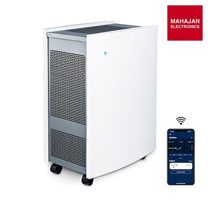 Blueair Classic 680i Wi-Fi HEPA Air Purifier | 850 m³/hr CADR | Dual Protection Filters | Covers 775 Sq. Ft. | Smart App & Alexa Control | Mahajan Electronics Blueair
