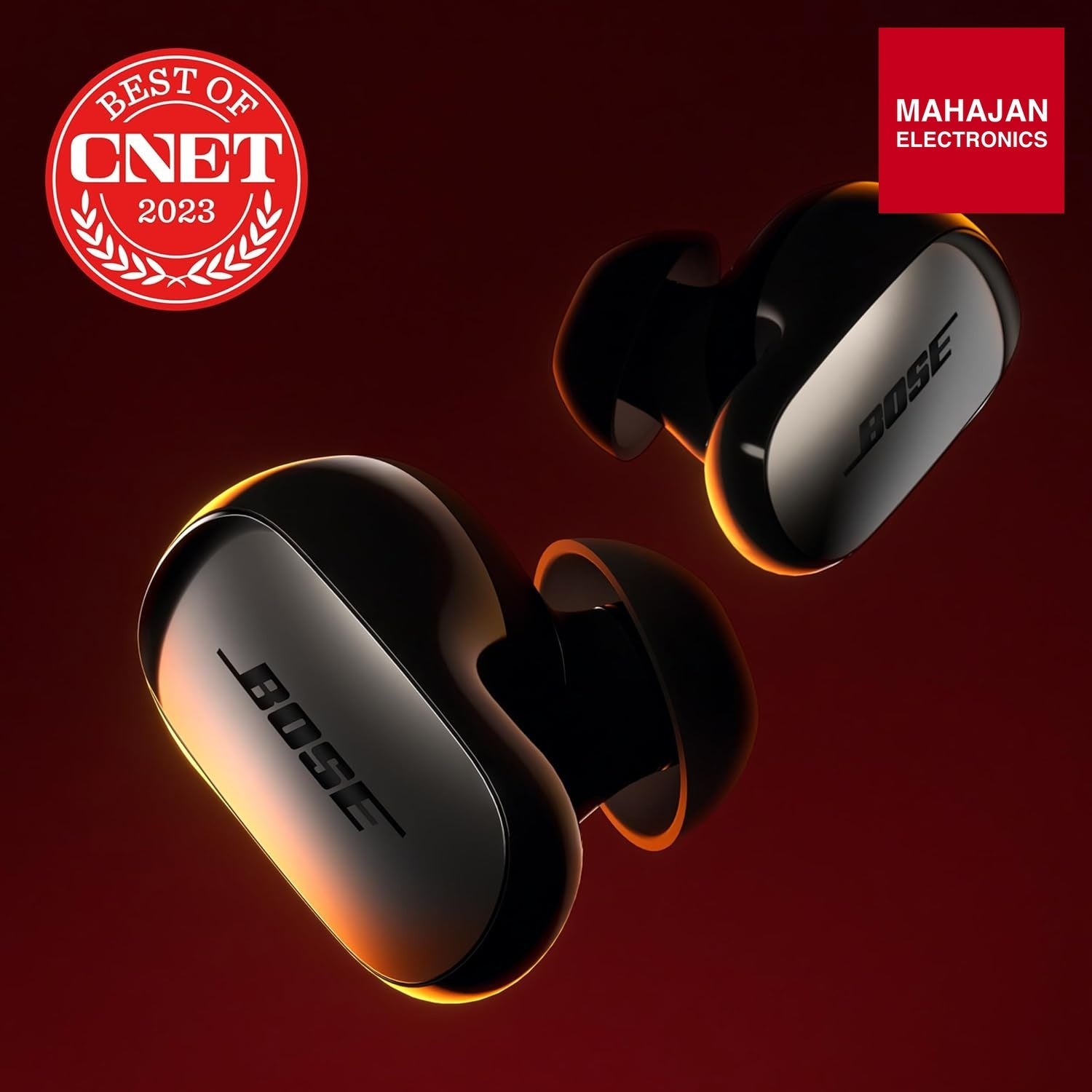 Bose QuietComfort Ultra Earbuds image 2 with Mahajan Electronics logo
