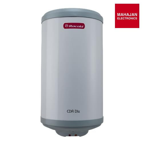 Racold CDR DLX 35L 5-Star Vertical Geyser | Titanium Plus | Free Installation & Pipes | Mahajan Electronics Delhi NCR Racold