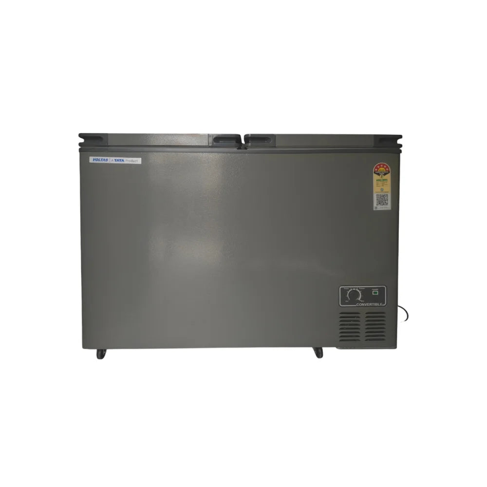 Voltas CVF501DA5-W-GW CONVERTIBLE Grey 5 Star Hard Top Deep Freezer Hard top deep freezer (501 Litre) Mahajan Electronics online