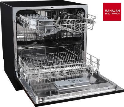 Voltas Beko DT8B 8 Place Table Top Dishwasher (Black, 6 Wash Programs, Low Noise, Compact Design) Voltas Beko