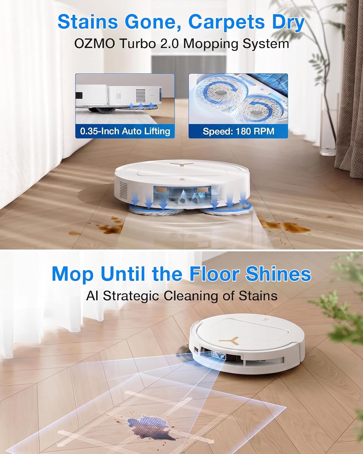 ECOVACS Deebot T50S Pro Omni 2-in-1 Robot Vacuum Cleaner & Mop, 2026 New Launch, 25000 Pa Suction, 8.1 cm Slimmest DEEBOT, Extendable Mop, Self-Empty & Self-Wash Omni Station, Hot Air Drying-Online Mahajan Electronics
