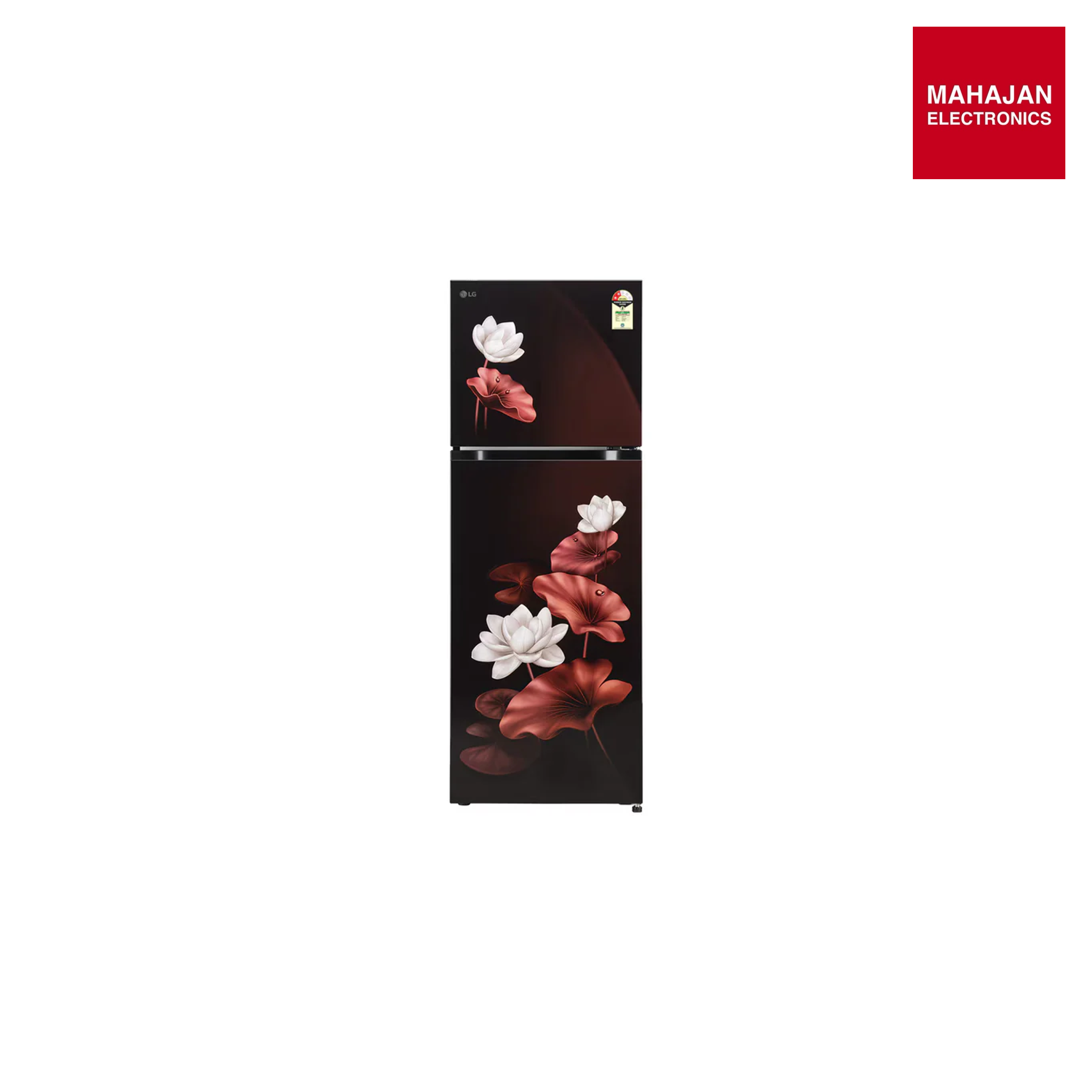 LG GLT2526XWSL 251L Double Door Refrigerator, Convertible,Smart Inverter Compressor,Scarlet Lotus, 2 Star