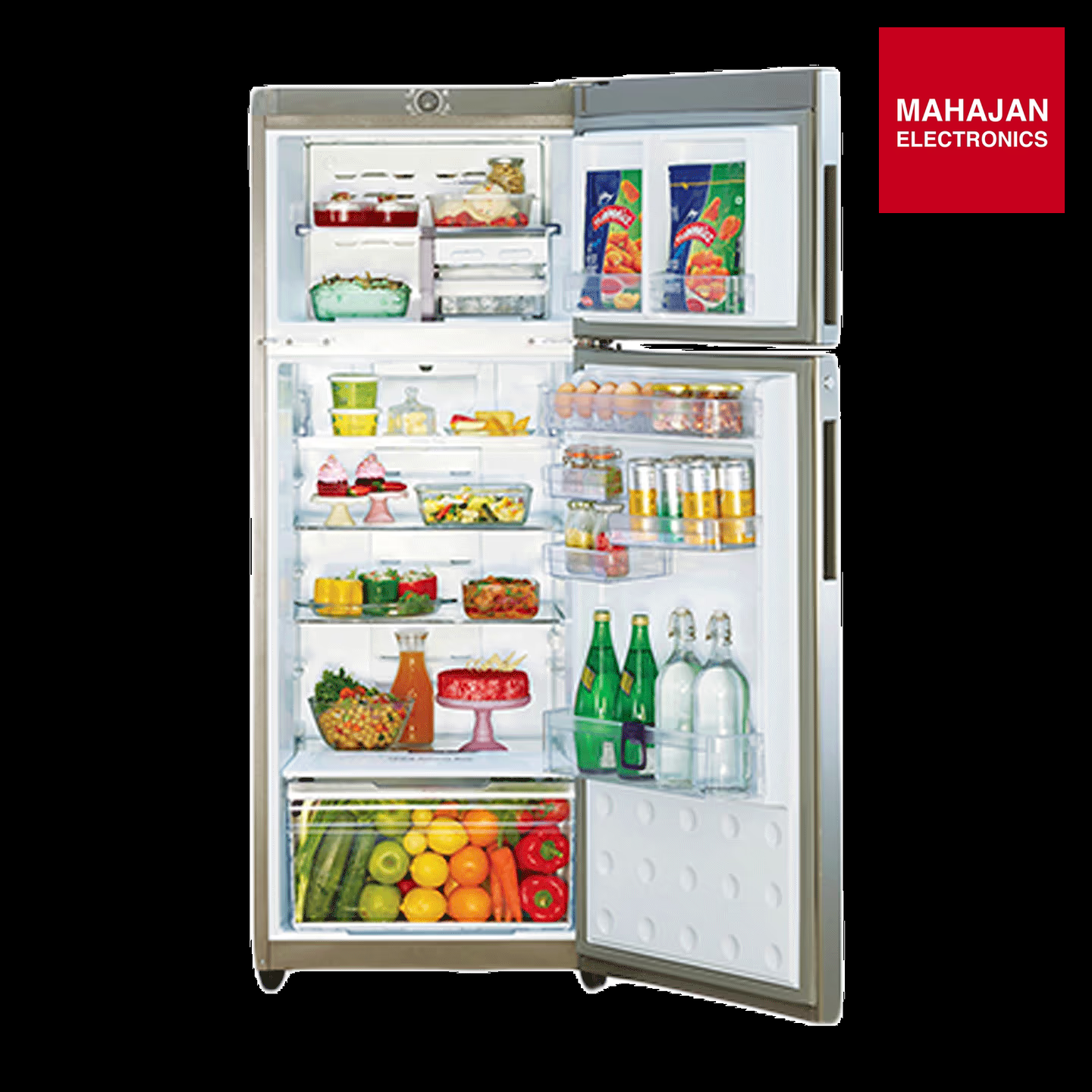 Godrej RT EONVIBE 366B 25 HCIT MT BK 330 L 2 Star Inverter Frost-Free Double Door Refrigerator ( 4 in 1 Convertible) Godrej