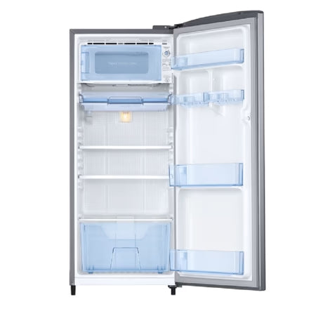 Samsung RR20H1723S8/HL 183L 3 Star Direct Cool Single Door Refrigerator (Elegant Inox, Bar Handle) | Digital Inverter Compressor MAHAJAN ELECTRONICS