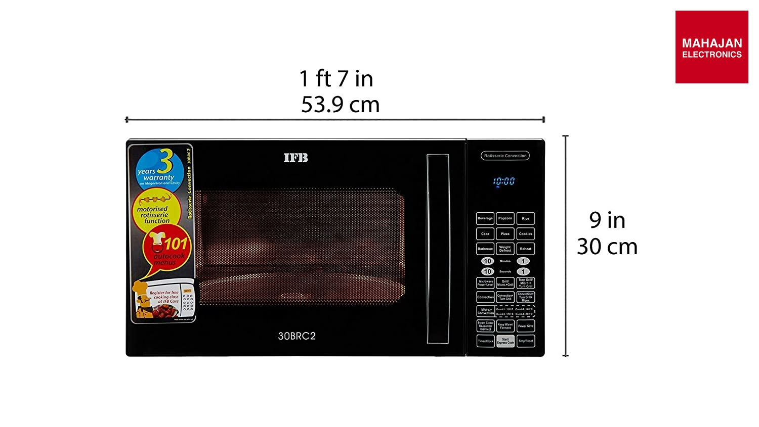 IFB 30BRC2 secondary product image 2 with Mahajan Electronics logo