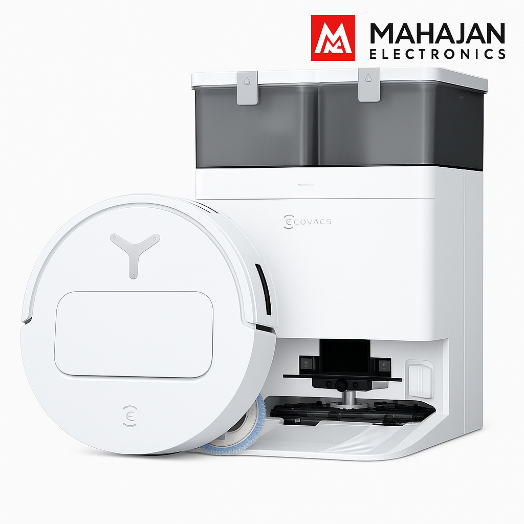 ECOVACS Deebot T50 Pro Omni 2025 | 15,000 Pa Suction Robot Vacuum & Mop | AI Smart Mapping | Omni Self-Cleaning Station | Mahajan Electronics