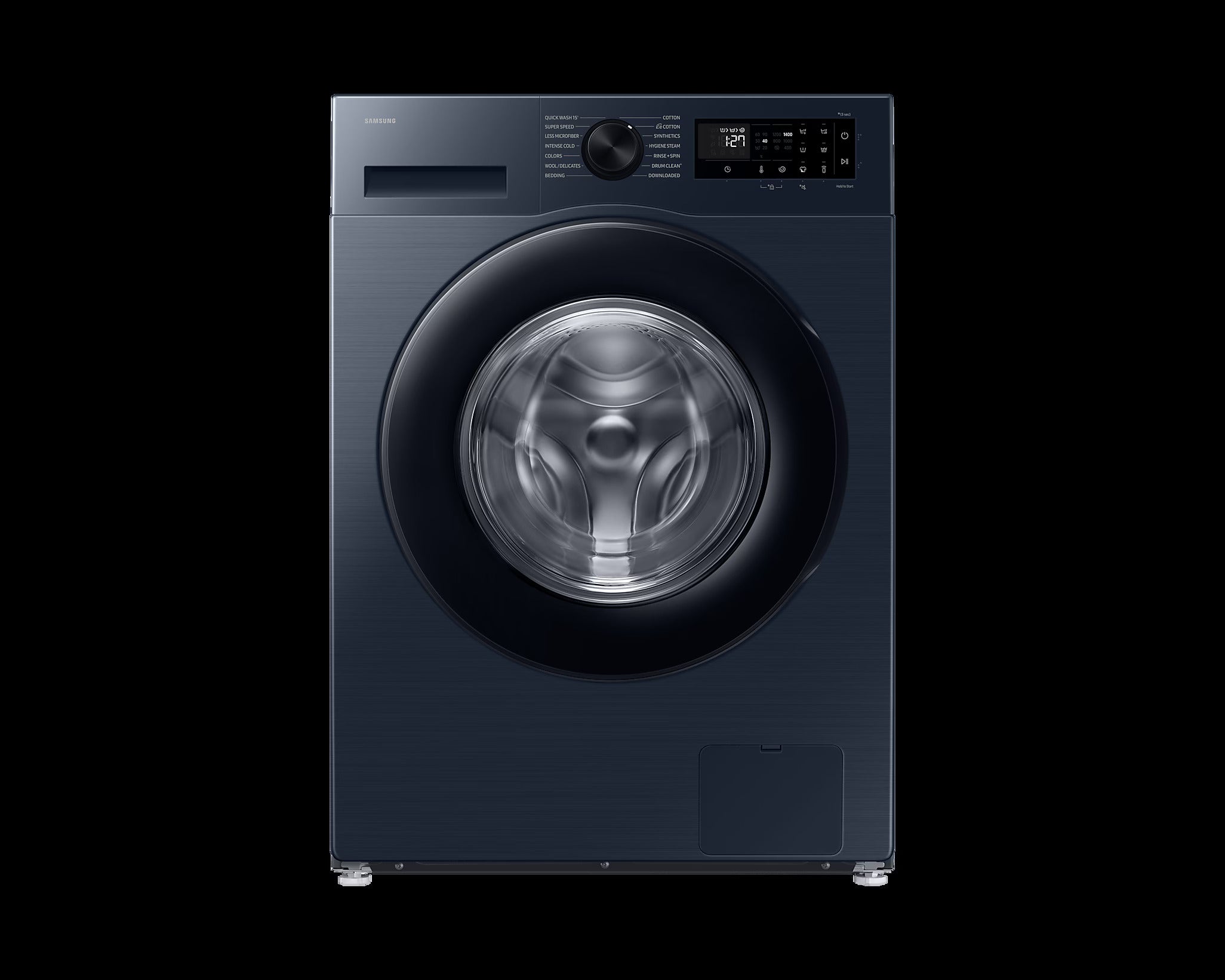 Samsung WW12DG5B24AB 12 Kg 5 Star Front Load Washing Machine with AI EcoBubble, SmartThings Wi-Fi, Super Speed & Inverter Motor – Navy Mahajan electronics online