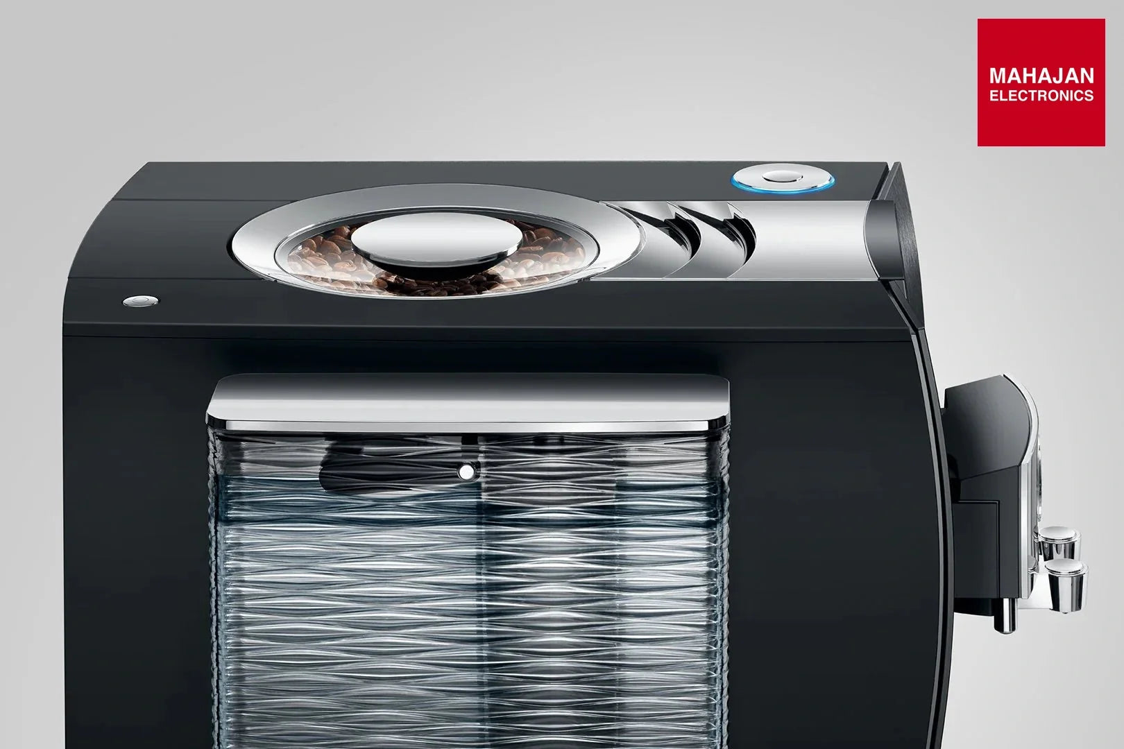 Jura Z10 grinder and water tank view β Mahajan Electronics Online