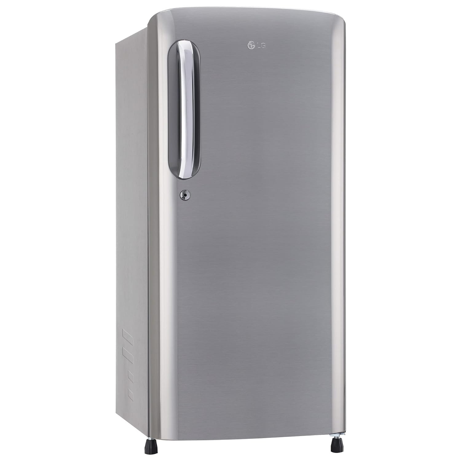 LG GLD1936YAPZ 185 L 3 Star Direct-Cool Single Door Refrigerator ( Shiny Steel, Fast Ice Making, Gross Volume 190 Litre) Mahajan Electronics Online