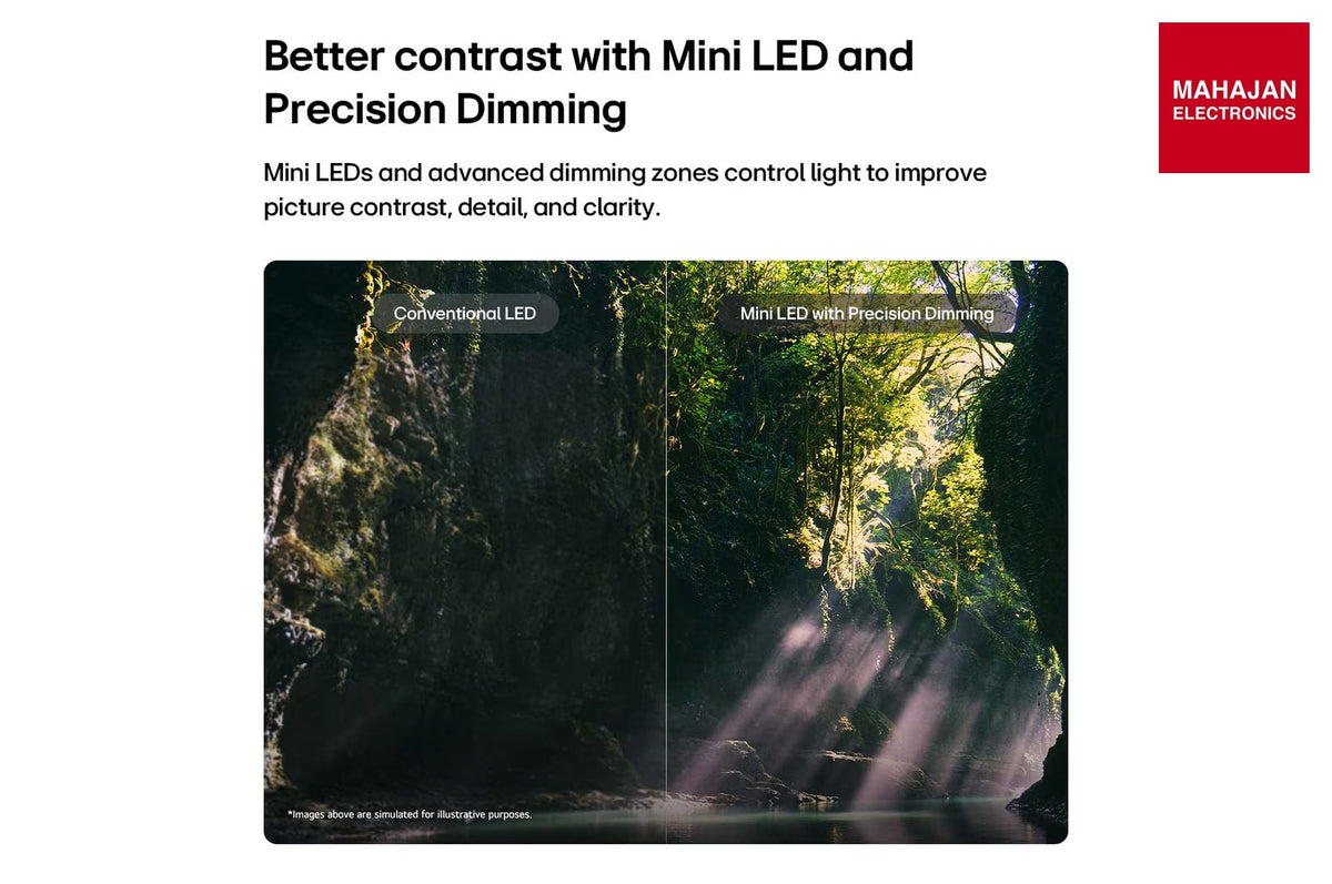 LG 65QNED85BLA 164 cm (65) LG QNED evo AI 4K MiniLED TV with α8 AI Processor Gen3, with HDR10 Pro 2026 – Mahajan Electronics Online.