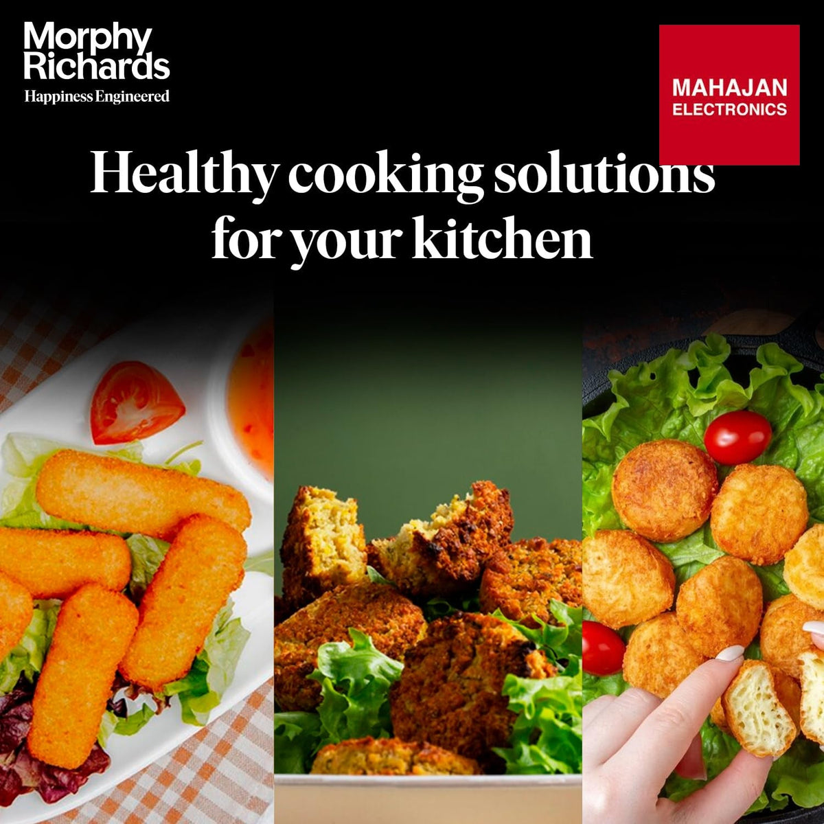 Morphy Richards 5 Litre Classic Crisp Pro Air Fryer|Easy Knob Control|Adjustable Time & Temperature โ Mahajan Electronics Online.