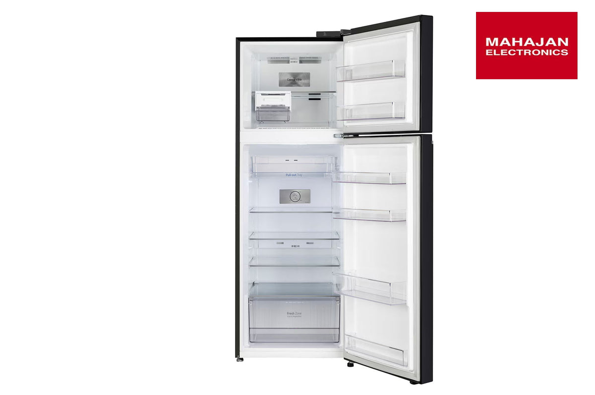 LG GLT3426SNES 343L 2 Star Frost Free Double Door Convertible Refrigerator (Ebony Sheen) LG – Mahajan Electronics Online.