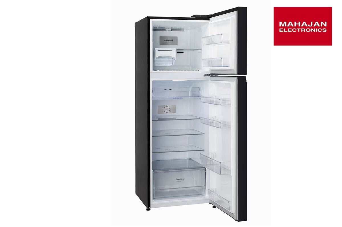 LG GLT3426SNES 343L 2 Star Frost Free Double Door Convertible Refrigerator (Ebony Sheen) LG – Mahajan Electronics Online.