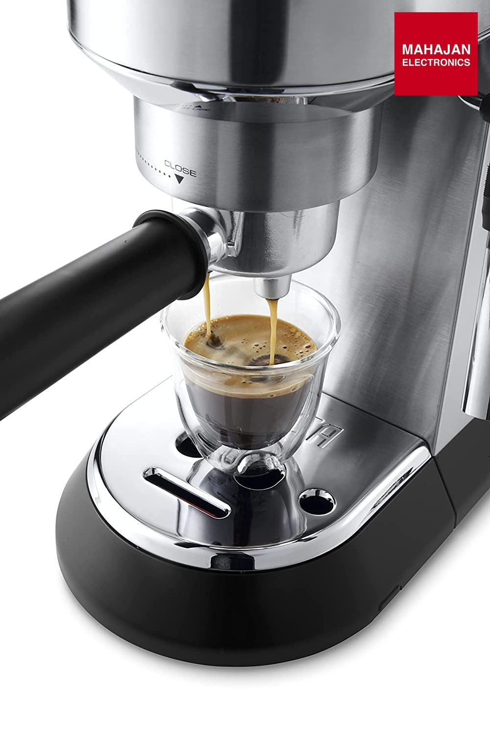 DeLonghi EC685M 1350-Watt Espresso Coffee Machine (Metallic) | 15-Bar Pressure | Thermoblock | Cappuccino System De'Longhi