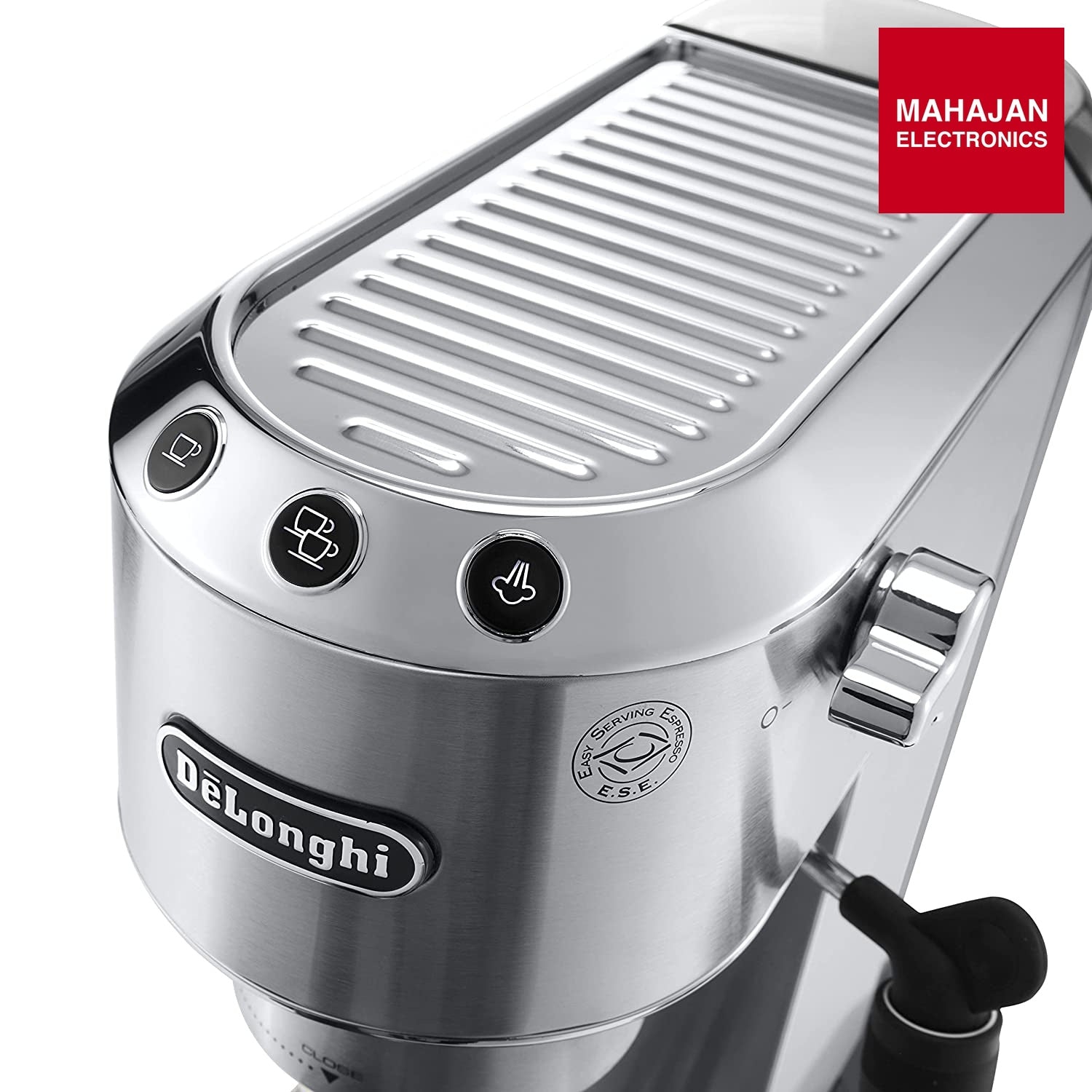 DeLonghi EC685M 1350-Watt Espresso Coffee Machine (Metallic) | 15-Bar Pressure | Thermoblock | Cappuccino System De'Longhi