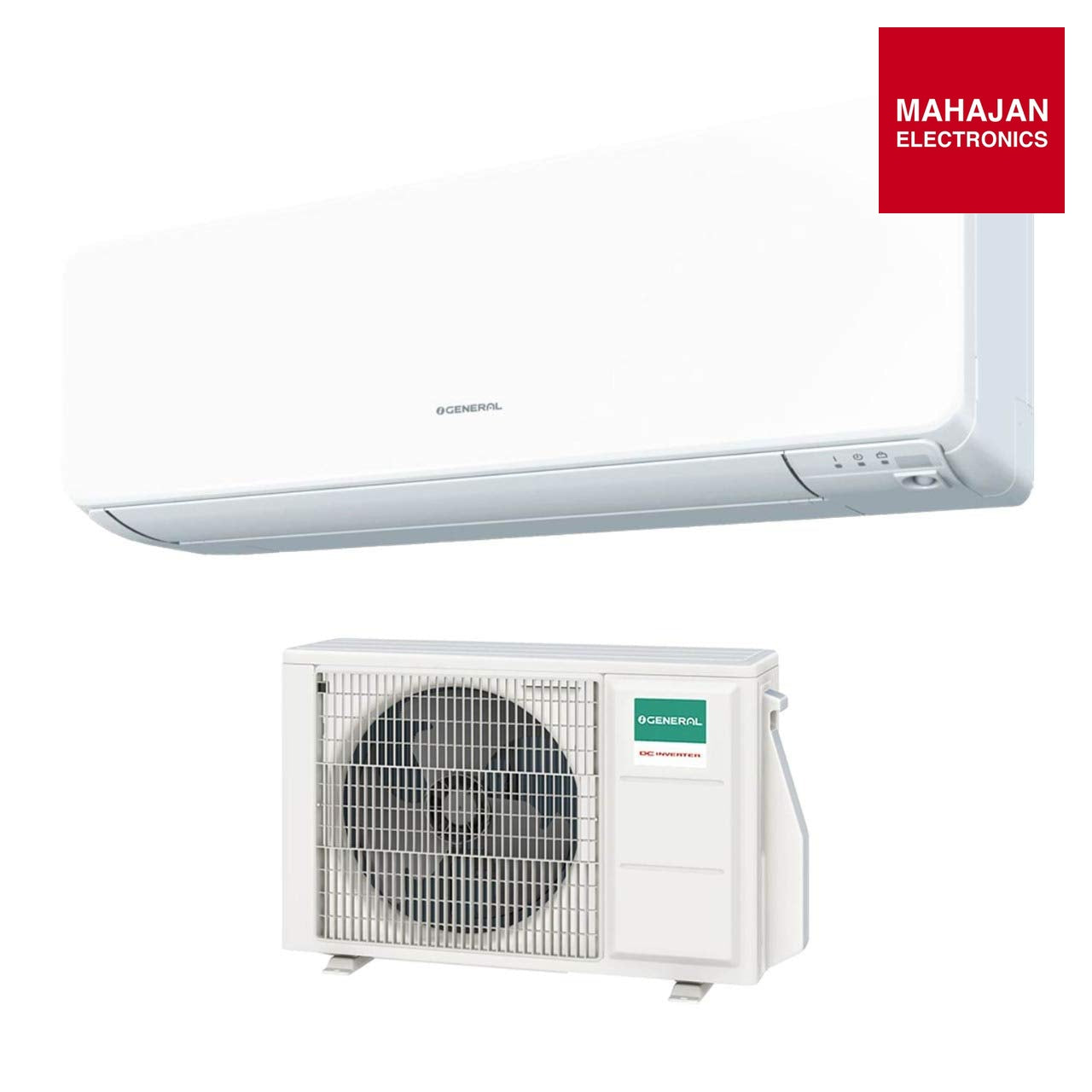 O General ASGG18KJTA-B 1.5 Ton 4 Star Inverter Split AC Hot & Cold Copper Condenser OGeneral