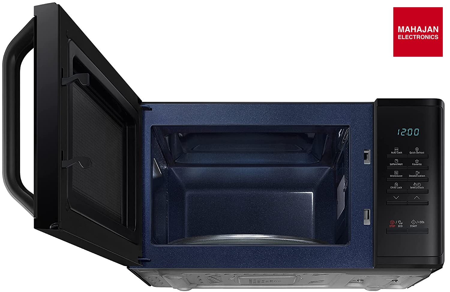 Samsung MS23A3513AK/TL 23L Solo Microwave Oven (Black, Ceramic Enamel, Quick Defrost, AutoCook, ECO Mode, Child Lock) Samsung