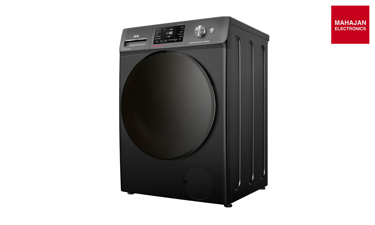 IFB Senator BXN 8012K CMS 8 Kg 5 Star AI Front Load Washing Machine with PowerSteam, Steam Refresh & Wi-Fi, Black 2026 – Mahajan Electronics Online.