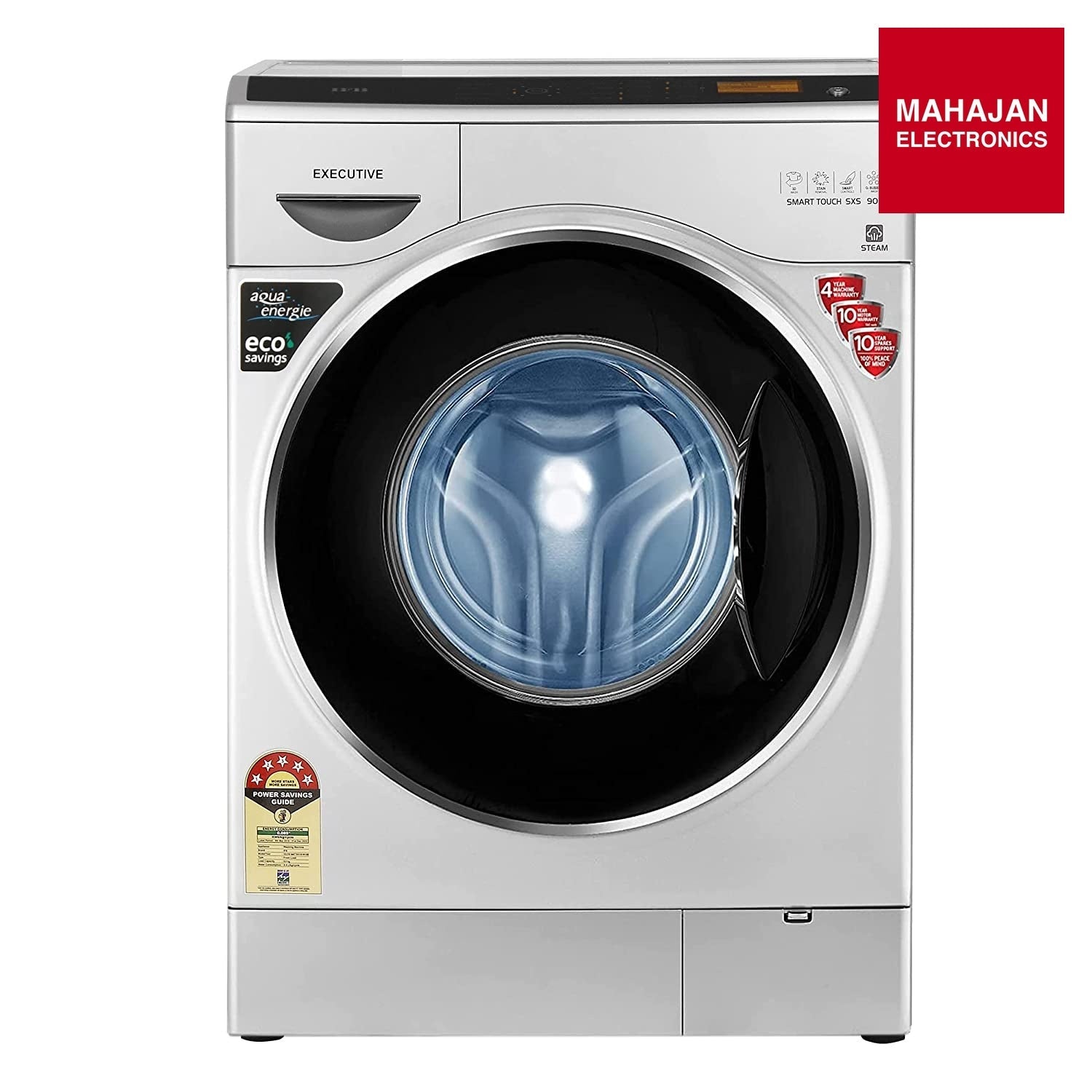 IFB EXECUTIVE SMART TOUCH SXS, Silver 9 Kg 5 Star Front Load Washing Machine 2X Power Steam ( Bubble Wash, 4 – Mahajan Electronics Online.