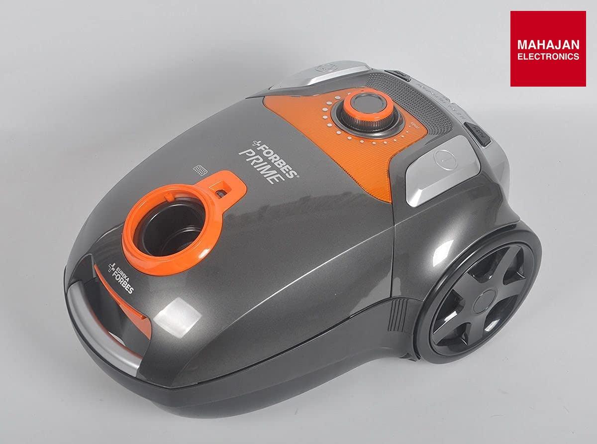 Eureka Forbes Prime 1600W Dry Vacuum Cleaner with 2300 mm Suction, Blower Function, Dust Bag Indicator & 5 Attachments