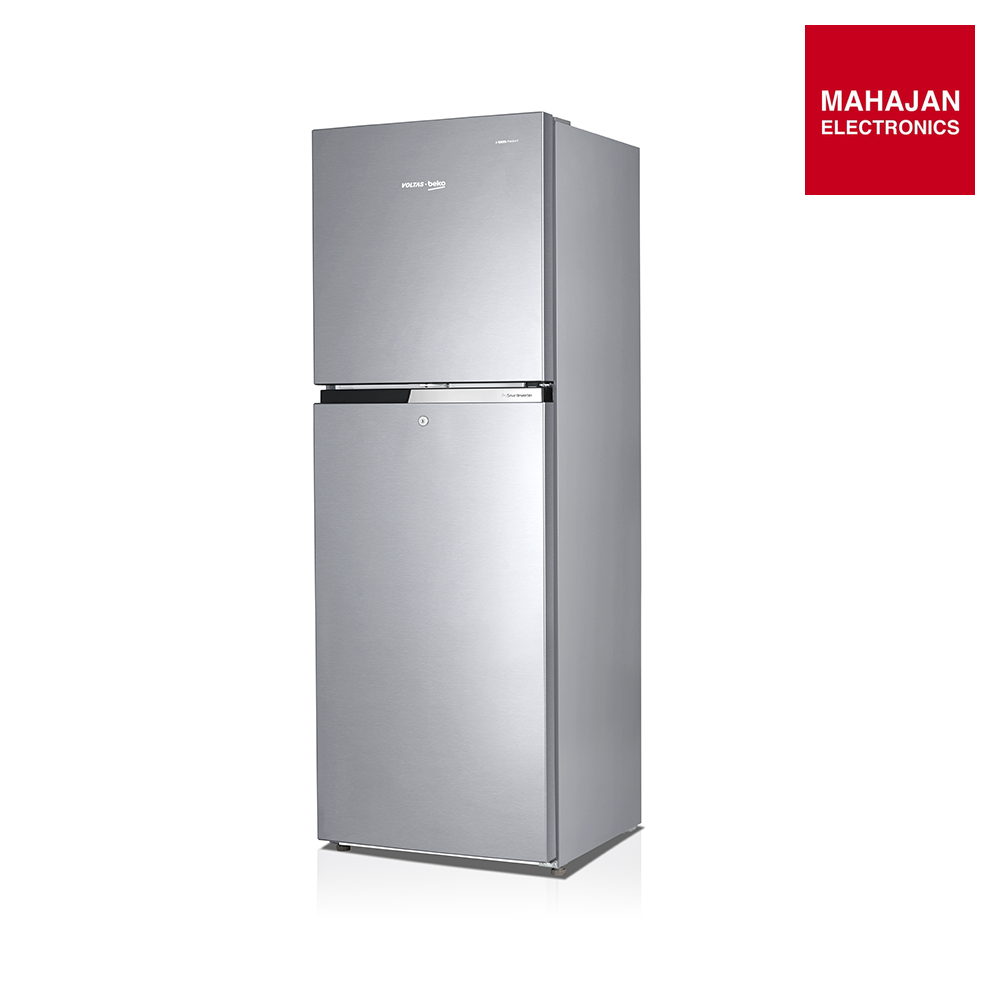 Voltas Beko RFF270C/WPXIR0I0000GD 230L 3 Star Frost Free Double Door Refrigerator | Inverter Compressor – Mahajan Electronics Online.
