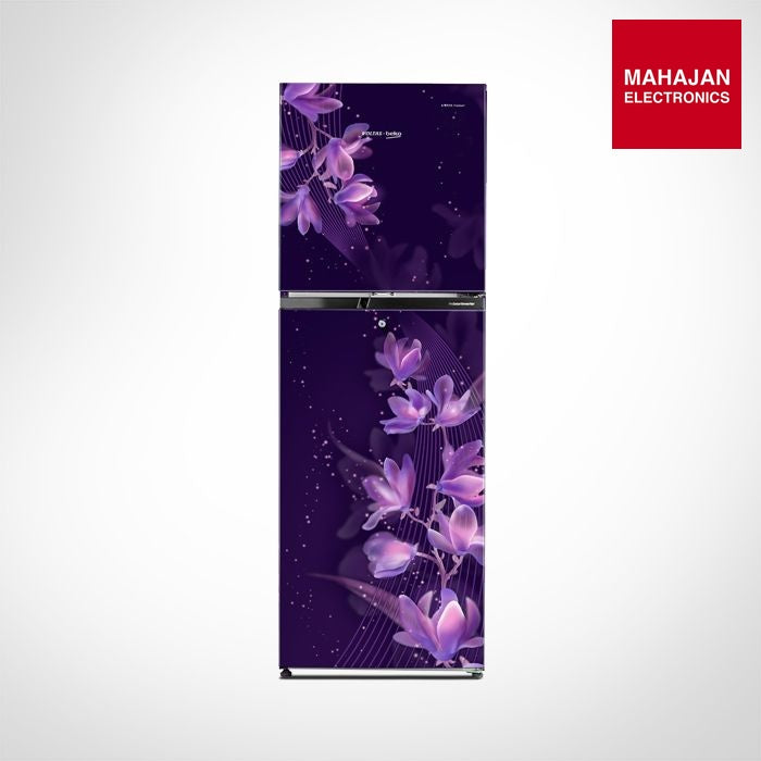 Voltas Beko 230 2 Star Frost Free Double Door Refrigerator (NightangelPurple) RFF270D/W0NPR0I - Mahajan Electronics Online