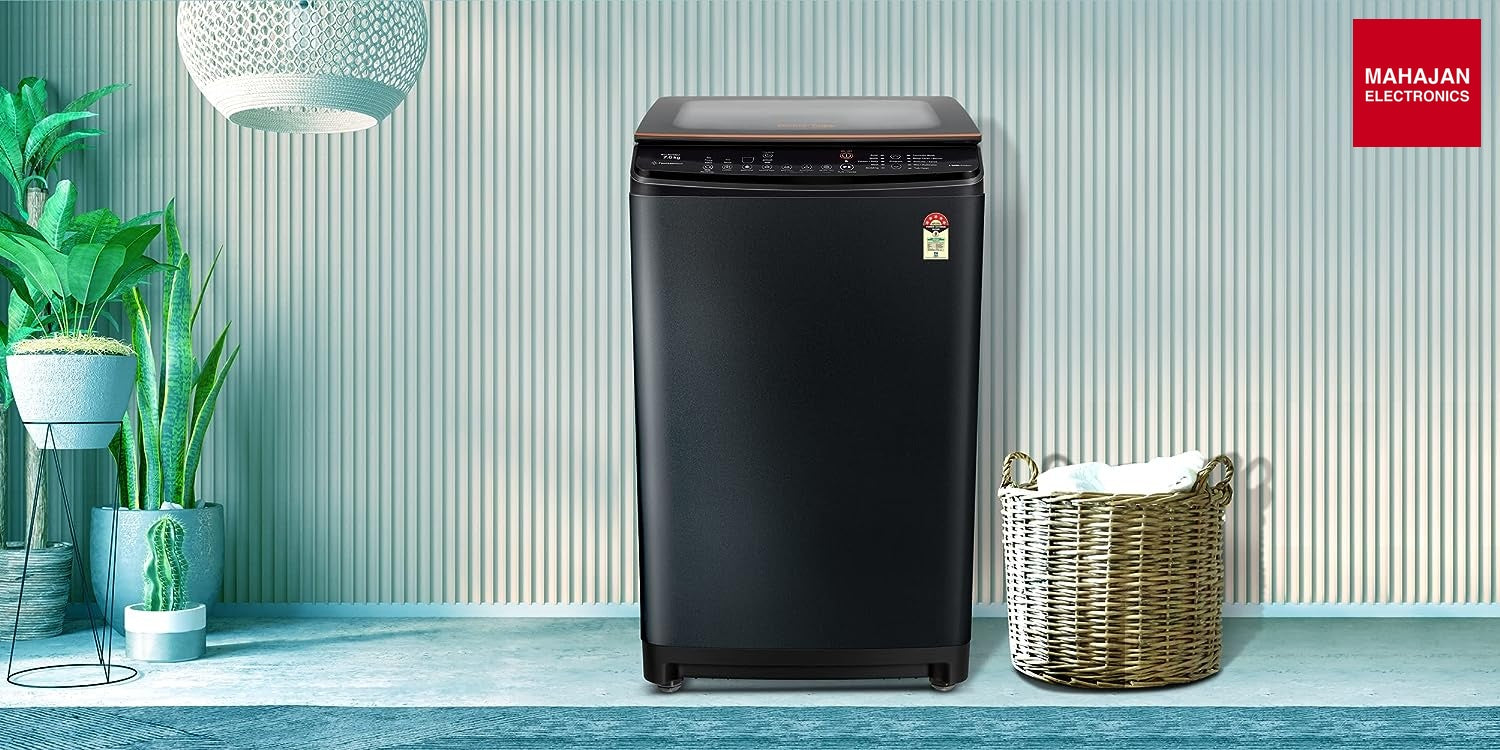 Voltas Beko 6.5 Kg Fully Automatic, Inverter, Top Load Washing Machine (WTL65VPBGX, Black),Fountain Wash - Mahajan Electronics Online
