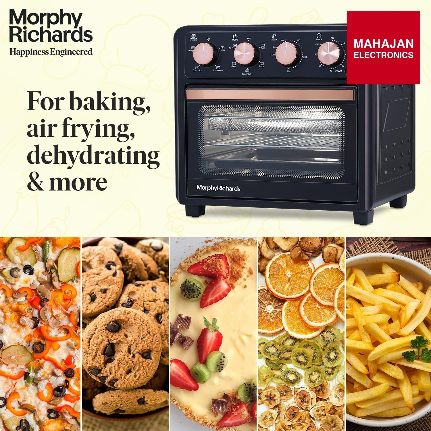 Morphy Richards AirCrisp 25L Air Fryer Oven Air Fryer (25 L) - Mahajan Electronics Online