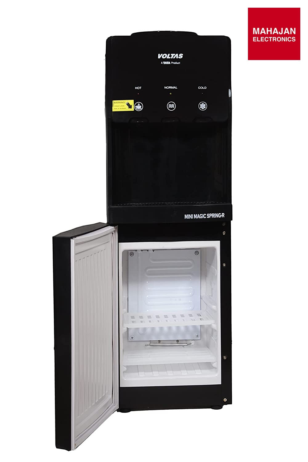 Voltas Floor Mounted Water Dispenser Minimagic SPRING R V Plus Black 2023 – Mahajan Electronics Online.