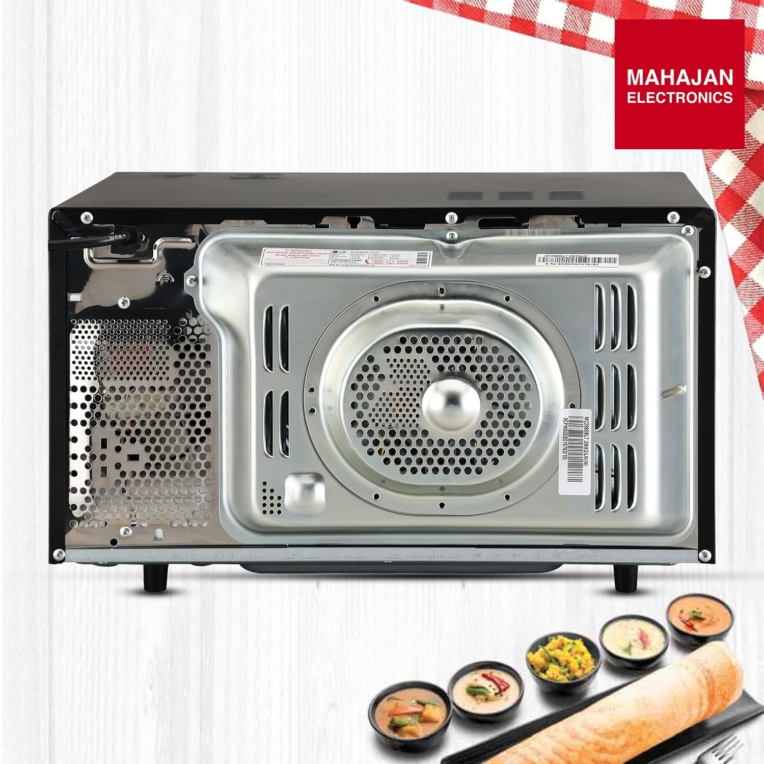 LG 28 L Convection Microwave Oven (MC2846BG, Black) - Mahajan Electronics Online