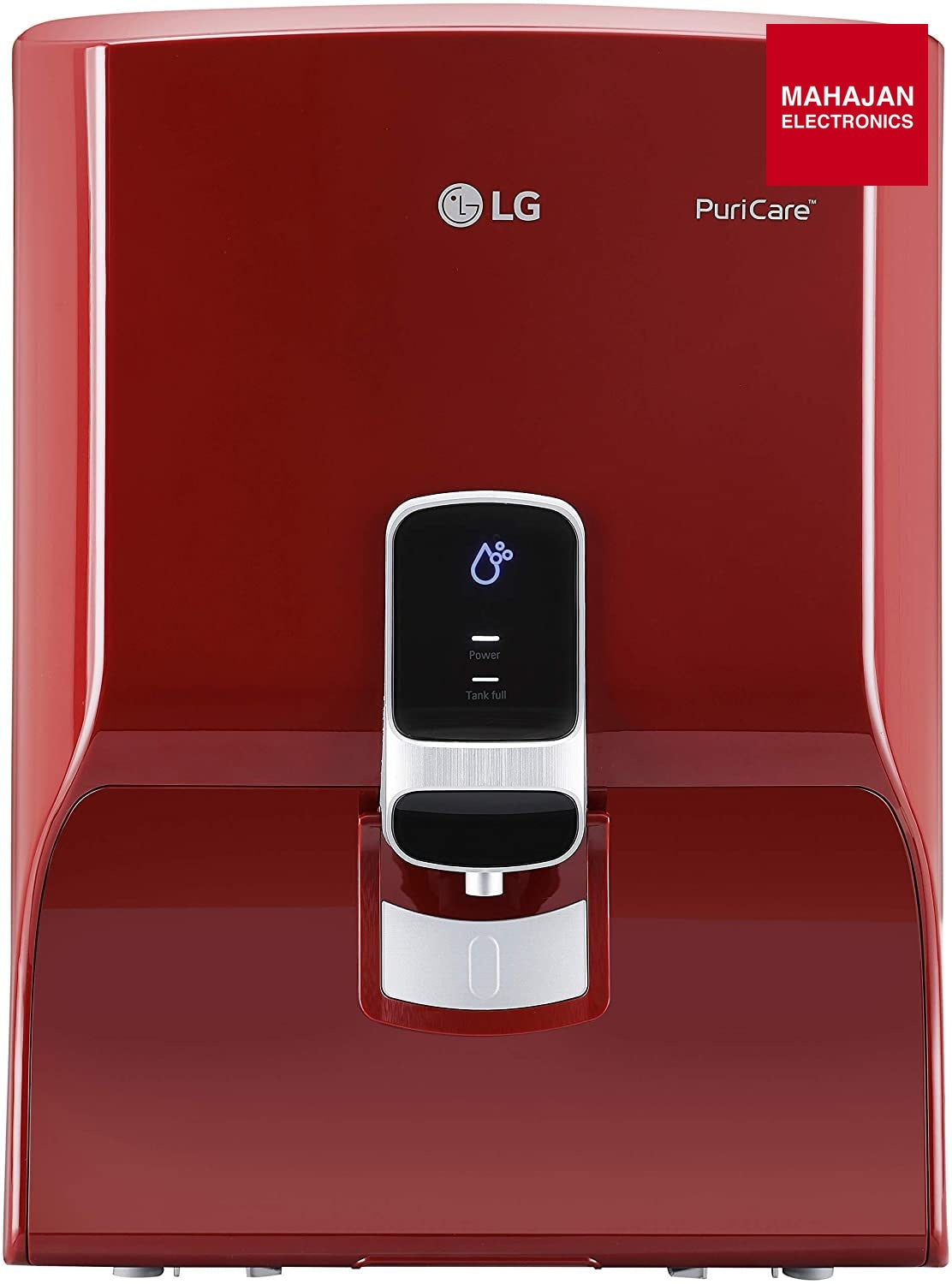 LG Puricare WW140NPR RO + Mineral Booster Water Purifier with Dual Protection Stainless Steel Tank, RED - Mahajan Electronics Online