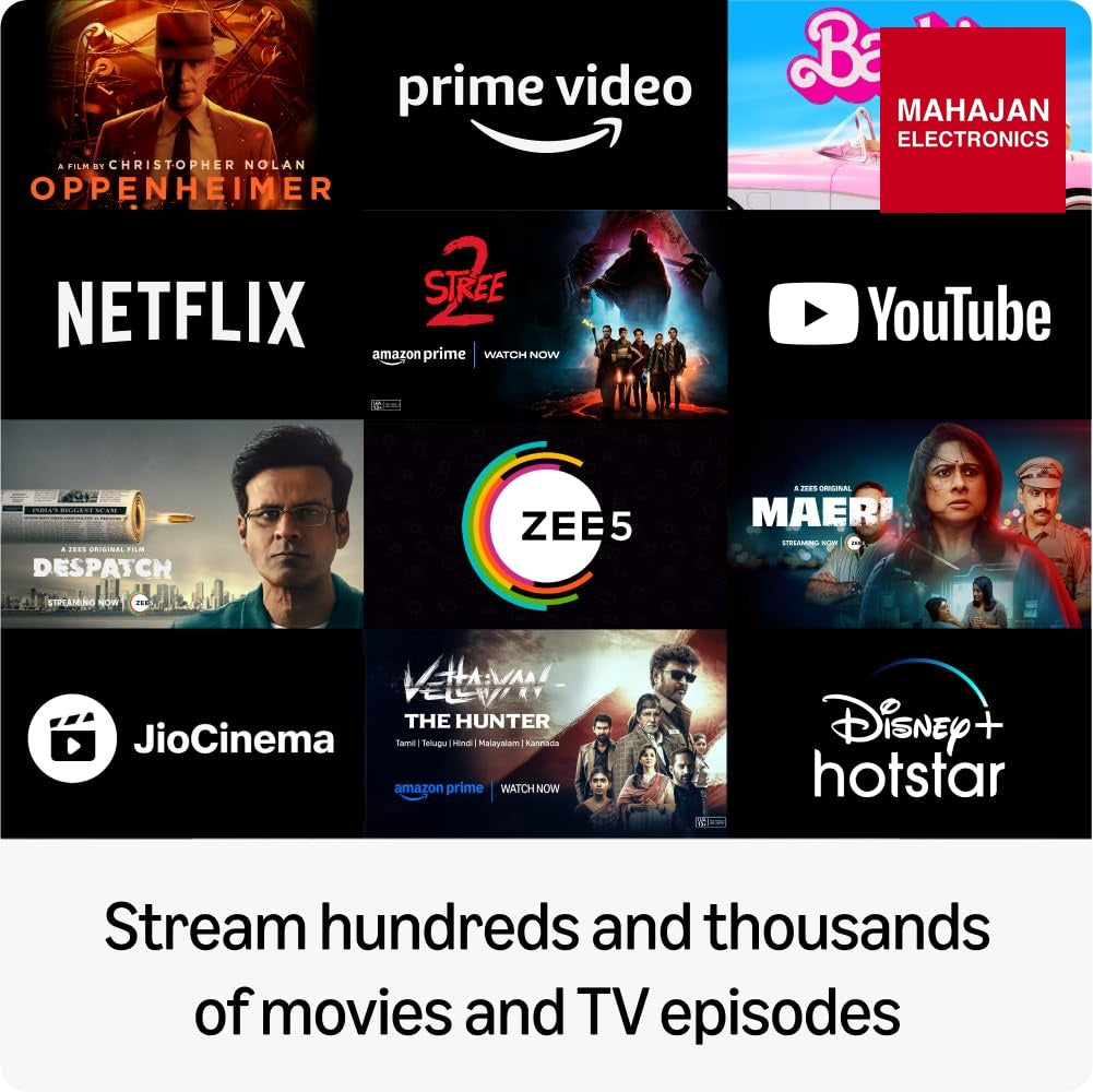 Amazon Fire TV Stick HD 2025 secondary image with Mahajan Electronics logo