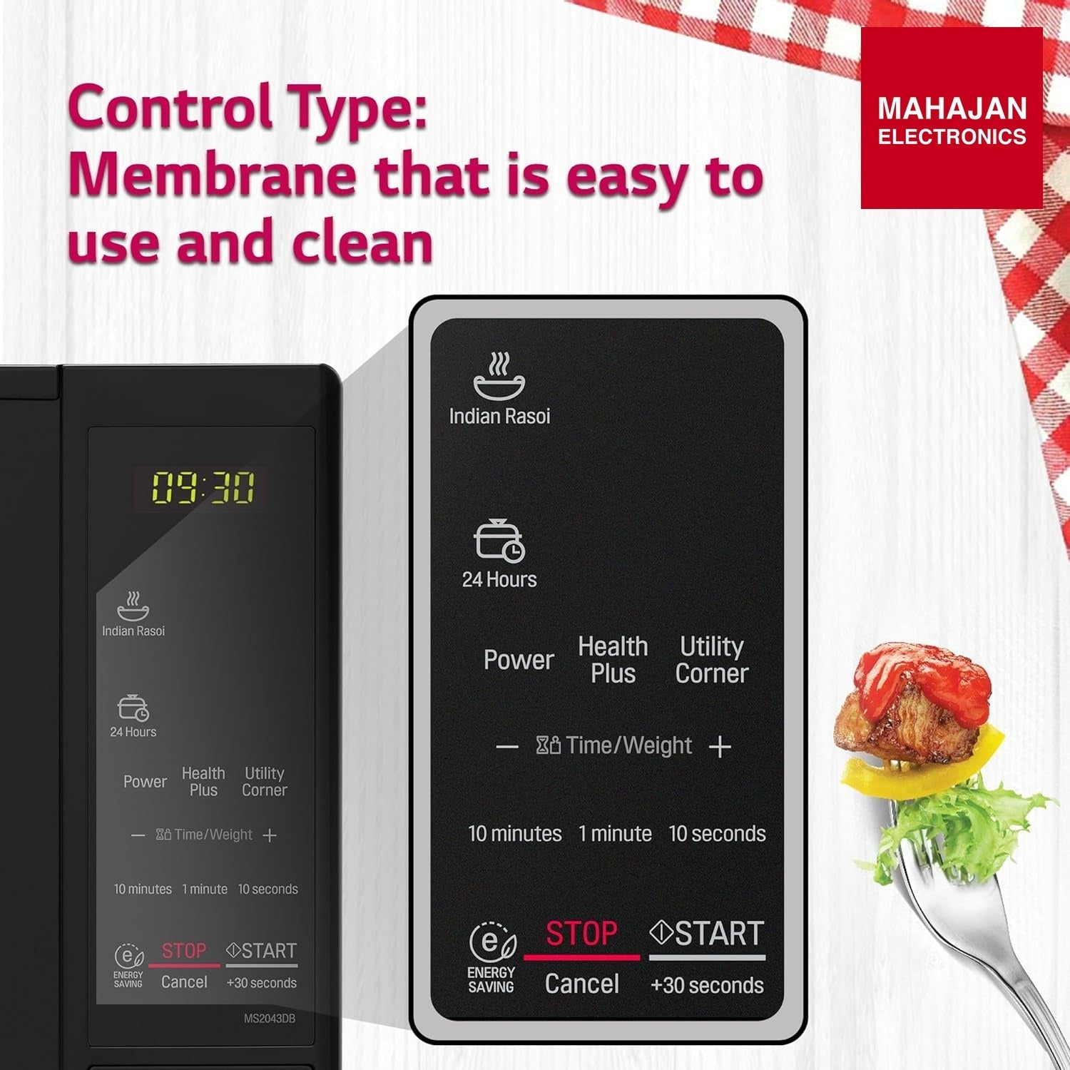 LG 20 L Solo Microwave Oven (MS2043DB, Black) โ Mahajan Electronics Online.