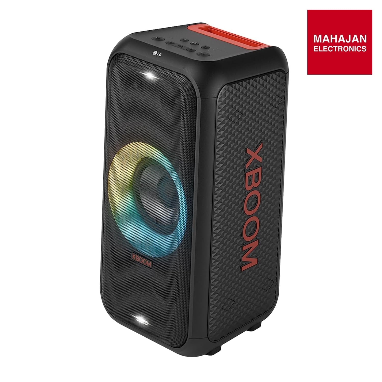 LG XBOOM XL5S 200W 2.1ch Multi-Color Ring Lighting Audio System up to 12HR Battery – Mahajan Electronics Online.