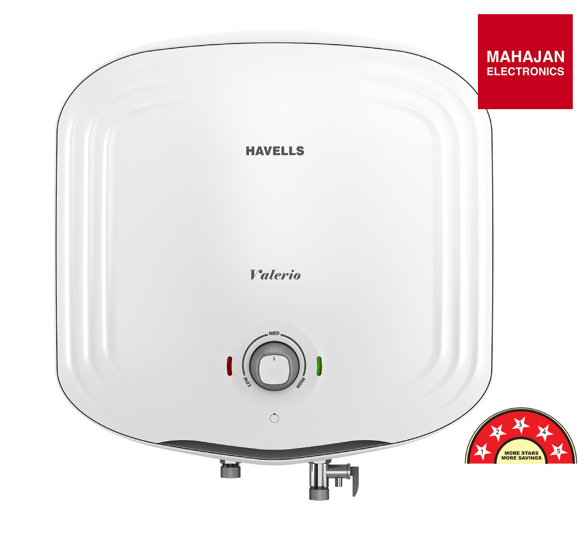 Havells Water Heaterr VALERIO 25Liter Geyser - Mahajan Electronics Online