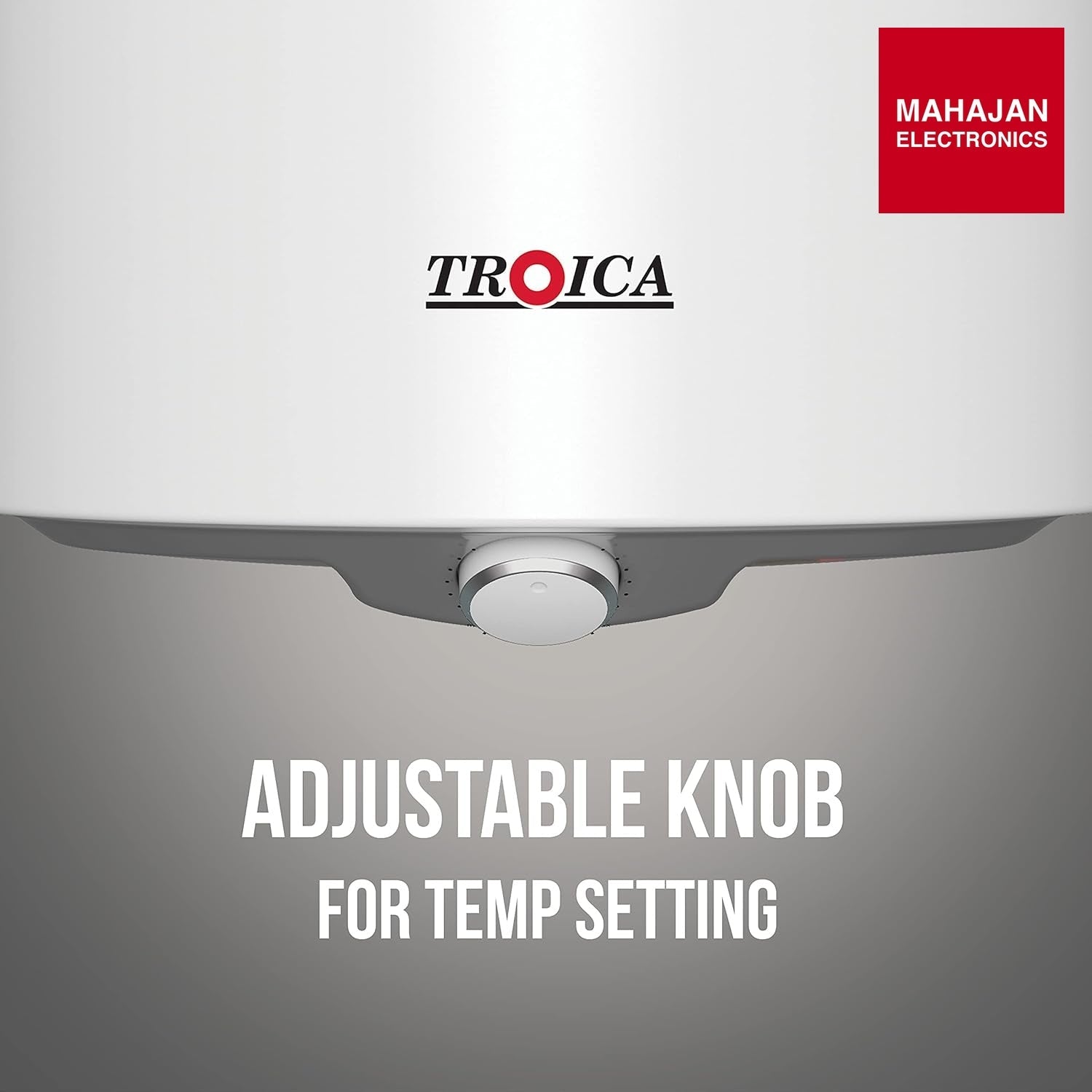 Havells Troica 15-Litre Vertical Storage Water Heater (Geyser) White Grey, 4 star - Mahajan Electronics Online