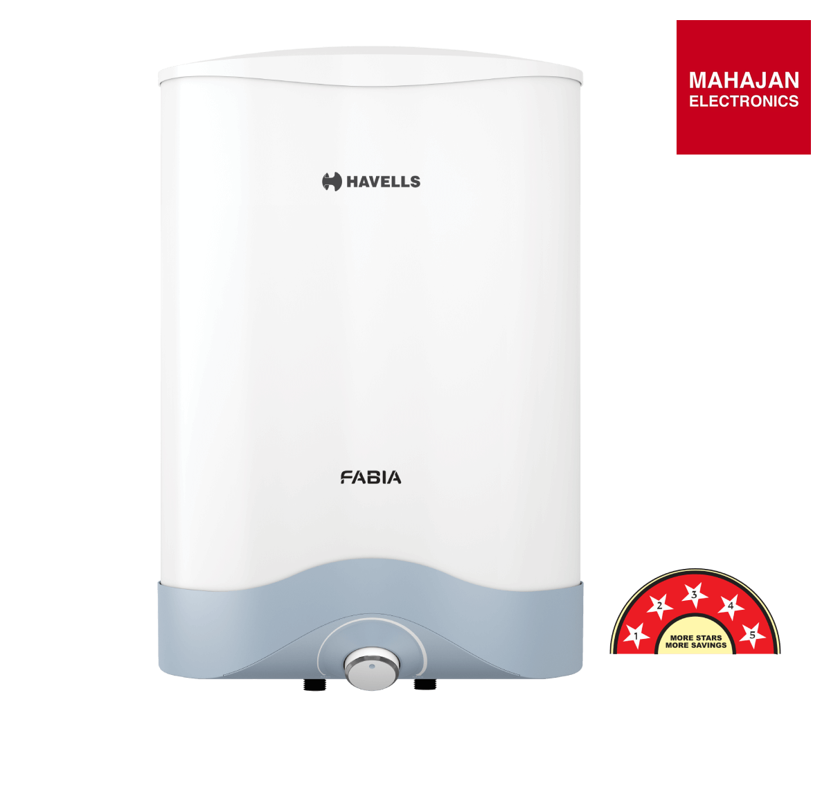 HAVELLS 25 L Storage Water Geyser (Fabia, White, Blue) - Mahajan Electronics Online