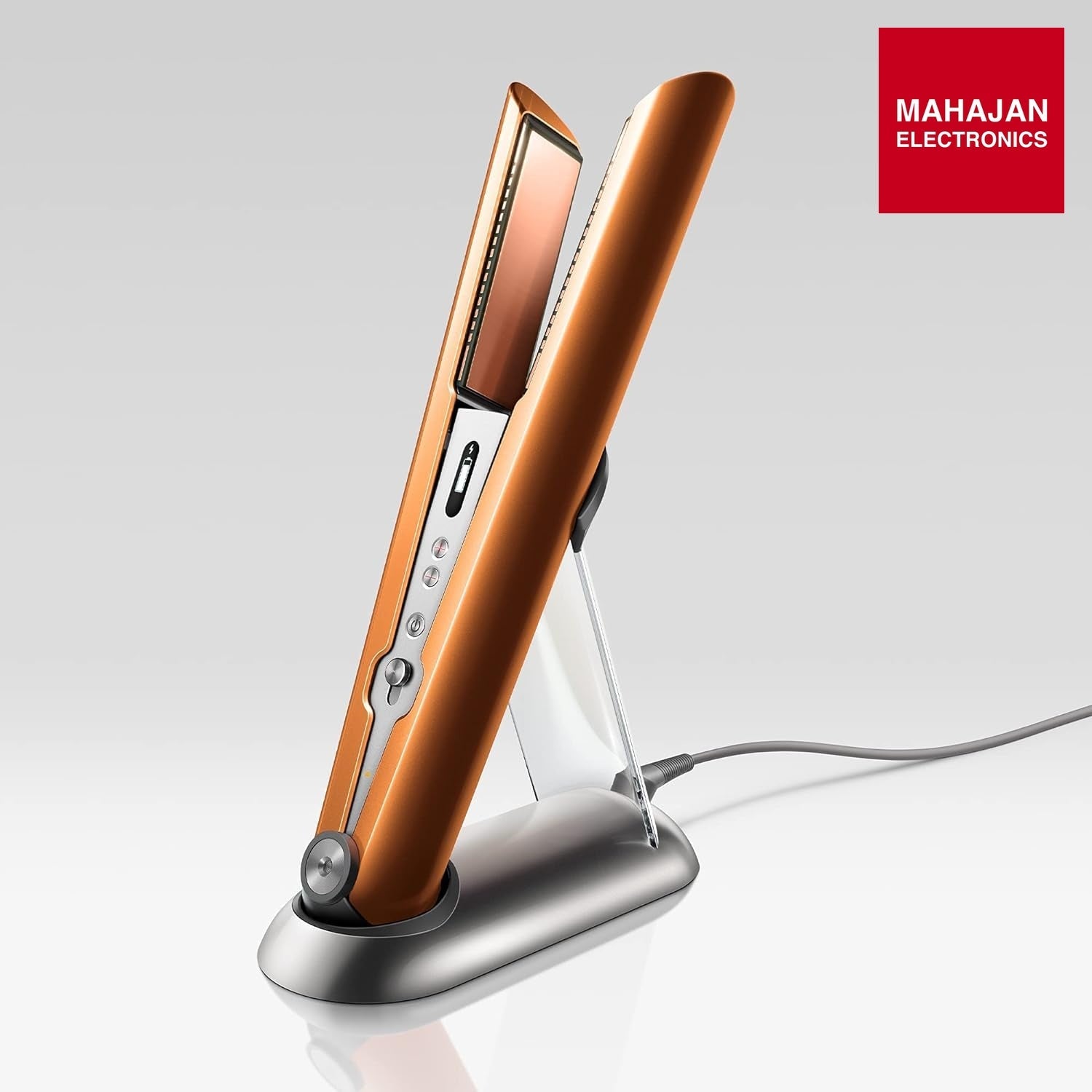 Dyson Corrale™ Hair Straightener (Bright Copper/Bright Nickel) | Cord-Free Styling | Flexing Copper Plates – Mahajan Electronics Online.