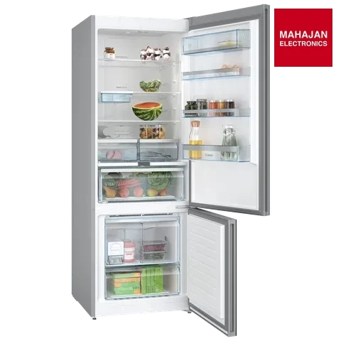 BOSCH KGN56LB42I Series 6 559 Litres 2 Star Frost Free Double Door Bottom Mount Refrigerator( Black) – Mahajan Electronics Online.